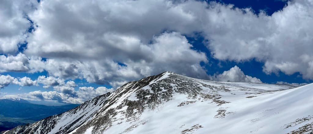 Looking over to the 13,630' peak that shares a saddle with Shavano, "Esprit Point".